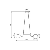 Цена на Подвесная люстра Vele Luce VL5832P05