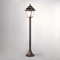 Фото Садово-парковый светильник Elektrostandard GL 1009F черное золото