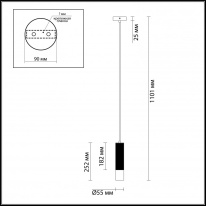 Подвесной светильник Odeon Light 3876/1L Купить Подвесной светильник Odeon Light 3876/1L