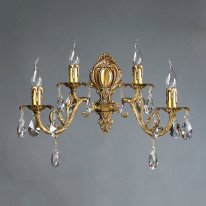 Фото Бра AMBIENTE by BRIZZI 8888/2+2 AB Tear drop