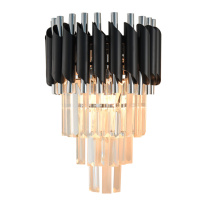 Фото Бра Natali Kovaltseva DARIAN 76017/2W CHROME BLACK