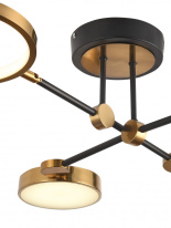 Купить Люстра на штанге Natali Kovaltseva LED LAMPS 81102/4C BRASS BLACK