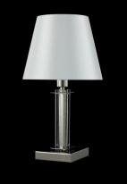 Настольная лампа Crystal Lux NICOLAS LG1 NICKEL/WHITE Купить Настольная лампа Crystal Lux NICOLAS LG1 NICKEL/WHITE