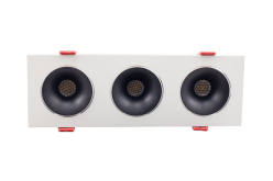 Фото Встраиваемый светильник AM Group AM480-3 BK+WH 23,1W