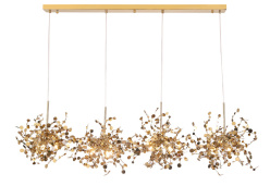 Подвесная люстра Crystal Lux GARDEN SP3х4 L1600 GOLD Купить Подвесная люстра Crystal Lux GARDEN SP3х4 L1600 GOLD