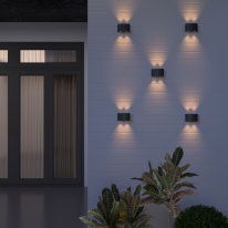 Купить Светильник настенный Elektrostandard 1555 TECHNO LED TWINKY DOUBLE черный