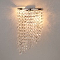 Цена на Бра Eurosvet 3102/2 хром/прозрачный хрусталь Strotskis