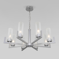 Цена на Подвесная люстра Eurosvet 60133/8 серебро
