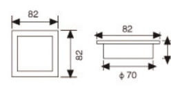 Цена на Встраиваемый светильник LeDron AO1501003 white