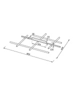 Купить с доставкой по Москве и России Накладной светильник Maytoni MOD278CL-L50G3K