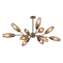 Люстра на штанге Escada 10165/12PL Copper Фото Люстра на штанге Escada 10165/12PL Copper