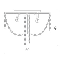 Накладная люстра Divinare 2006/01 PL-6 в интернет магазине Гет Лайт