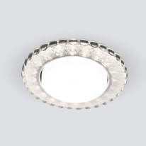 Фото Встраиваемый светильник Elektrostandard 3034 GX53 SL/WH зеркальный/белый