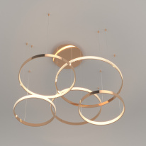 Цена на Подвесная люстра Eurosvet 90275/5 медный Smart