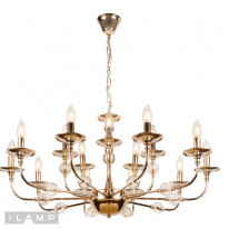 Купить Подвесная люстра iLamp 1030-10+5 GD