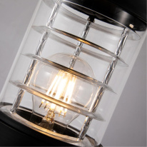 Купить Садово-парковый светильник ARTE Lamp A5217FN-1BK