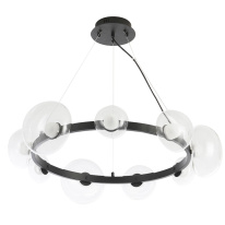 Цена на Подвесная люстра Crystal Lux BOSQUE SP9 BLACK/TRANSPARENT