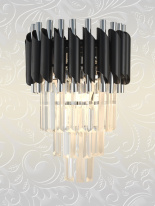 Купить с доставкой по Москве и России Бра Natali Kovaltseva DARIAN 76017/2W CHROME BLACK