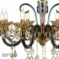 Купить Подвесная люстра iLamp 61081-8 BR