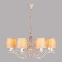 Фото Подвесная люстра Eurosvet 60027/8 белый с золотом