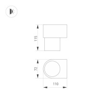 Бра Arlight 033581 Бра Arlight 033581 в интернет магазине Гет Лайт