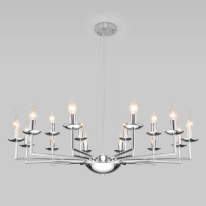 Фото Подвесная люстра Eurosvet 60150/18 хром