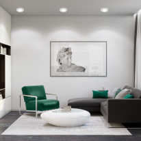 Купить с доставкой по Москве и России Встраиваемый светильник Elektrostandard 15267/LED 7W 4200K WH/WH белый/белый