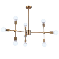 Фото Люстра на штанге Natali Kovaltseva LOFT LUX 75130/6C GOLD