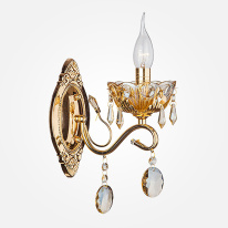 Фото Бра Eurosvet 10037/1 золото/тонированные хрусталь Strotskis