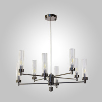 Цена на Люстра на штанге AM Group INDIGO SP8 PEARL BLACK