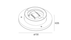 Цена на DesignLed ML-R150-BL-WW