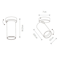 Купить с доставкой по Москве и России Спот Nowodvorski 7838