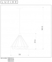 Подвесной светильник LUCIDE 78385/32/31 в интернет магазине Гет Лайт