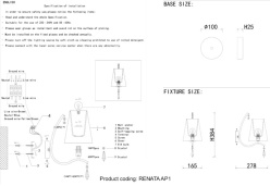 Бра Crystal Lux RENATA AP1 GOLD в интернет магазине Гет Лайт