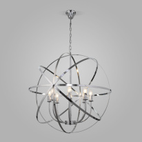 Фото Подвесная люстра Eurosvet 60139/8 хром