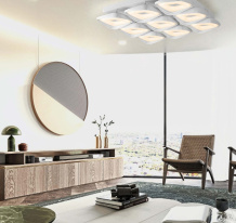 Купить с доставкой по Москве и России Накладная люстра iLedex FS-012-X9 216W WH