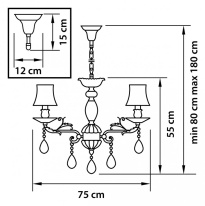 Цена на Подвесная люстра Lightstar 701081