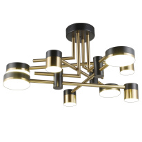 Фото Люстра на штанге Natali Kovaltseva LED LAMPS 81369 GOLD BLACK