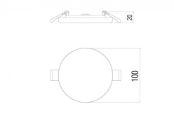 Купить Влагозащищенный светильник Donolux DL20091/8W White R