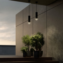 Купить с доставкой по Москве и России Подвесной светильник Elektrostandard DLR023 IP54 черный (35084/H)