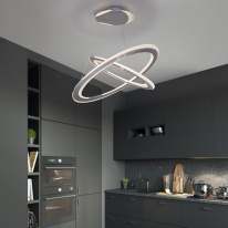 Цена на Подвесная люстра Eurosvet 90231/2 серебро