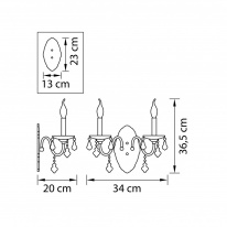 Бра Lightstar 700622 Цена на Бра Lightstar 700622