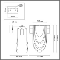 Купить Бра LUMION 6515/1W