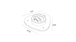 Цена на DesignLed ML-TR153-WH-WW