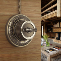 Цена на Выключатель Werkel WL19-01-03 (Бронзовый)