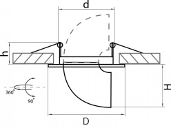 Купить Встраиваемый светильник Lightstar 011060