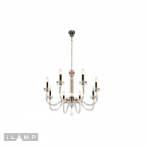 Подвесная люстра iLamp P9474-8 Nickel в интернет магазине Гет Лайт