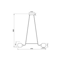 Подвесная люстра Vele Luce VL5832P08 Подвесная люстра Vele Luce VL5832P08 в интернет магазине Гет Лайт
