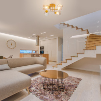 Люстра на штанге Eurosvet 30165/4 перламутровое золото в интернет магазине Гет Лайт