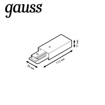 Подвод питания Gauss TR114 Купить с доставкой по Москве и России Подвод питания Gauss TR114